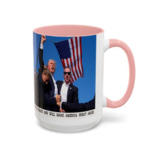 Load image into Gallery viewer, Trump Shooting Mug, Trump 2024 Make America Great Again
