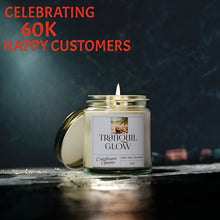 Load image into Gallery viewer, Hand-Poured Scented Candle - Non-Toxic  Wax, 9 oz and 4 oz Sizes, Clear & Amber Jars, Perfect for Gifting