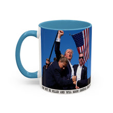 Load image into Gallery viewer, Trump Shooting Mug, Trump 2024 Make America Great Again