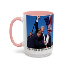 Load image into Gallery viewer, Trump Shooting Mug, Trump 2024 Make America Great Again