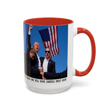 Load image into Gallery viewer, Trump Shooting Mug, Trump 2024 Make America Great Again