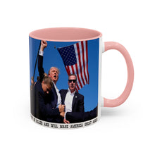 Load image into Gallery viewer, Trump Shooting Mug, Trump 2024 Make America Great Again