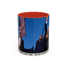 Load image into Gallery viewer, Trump Shooting Mug, Trump 2024 Make America Great Again