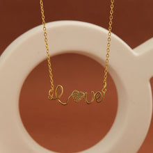 Load image into Gallery viewer, Infinity Symbol Necklace โ Gold Diamond Pendant of Eternal Love, Perfect Gift, Free shipping