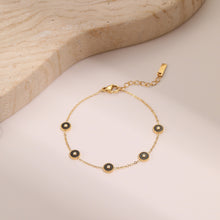 Load image into Gallery viewer, Luxury 18K Gold Plated Stainless Steel Bracelet – Exquisite Fritillary Designer Style