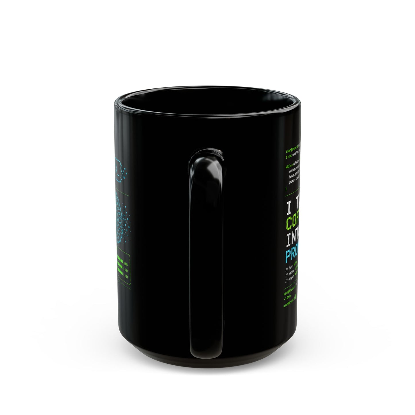 AI Coffee Mug, I Turn Coffee Into Prompts Mug, Programmer Mug, Engineer Gift, Tech Humor Mug, Coder Coffee Cup, 11oz 15oz