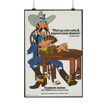 Load image into Gallery viewer, Vintage Wild West Poster, Rare Cowboys Poster from 1920, unframed
