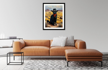 Load image into Gallery viewer, Western cowboy cat wall art
