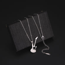 Load image into Gallery viewer, Stainless Steel Guitar Pendant Necklace
